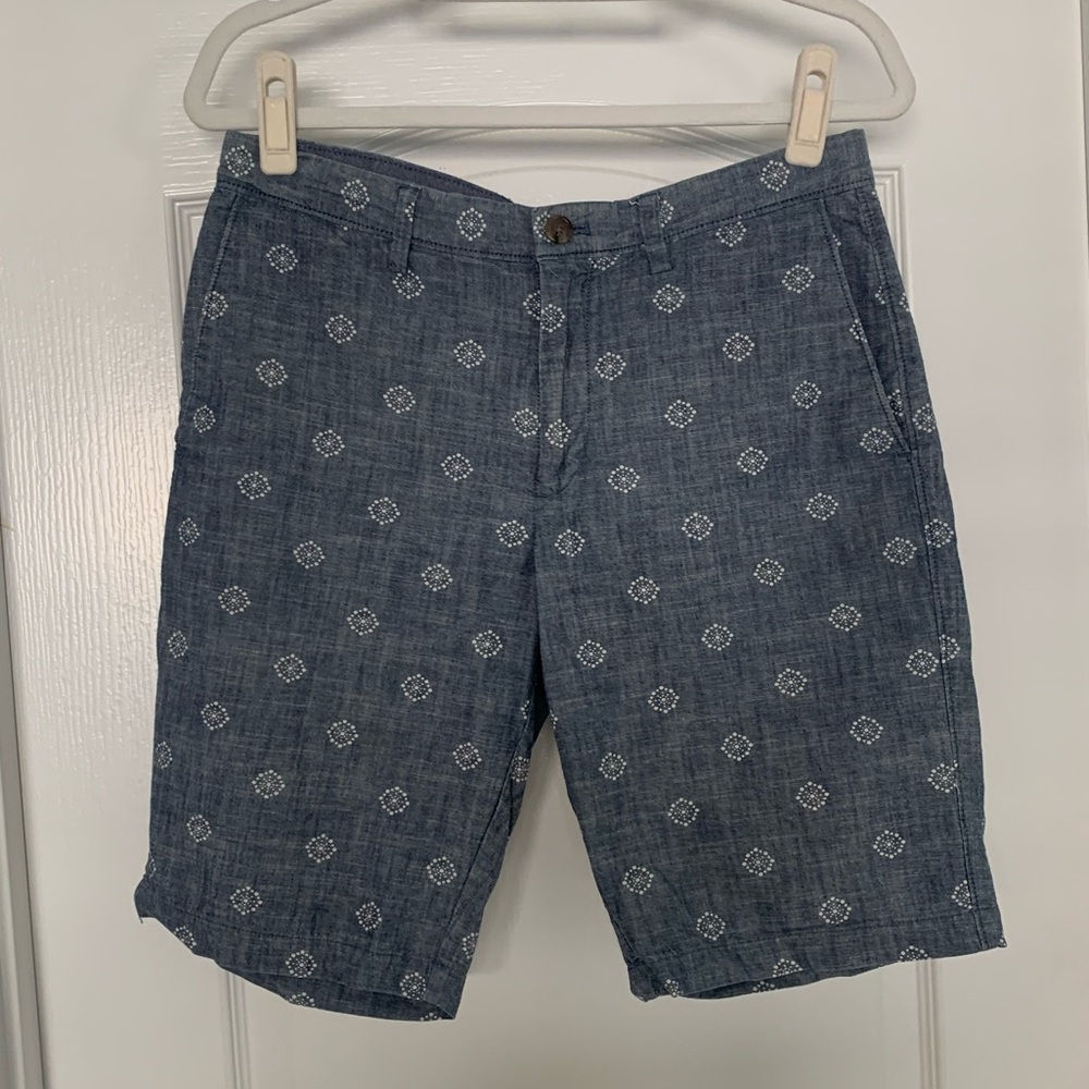 Banana Republic Chambray Patterned Shorts